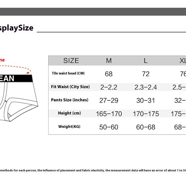 Fashion Geometry Pattern U Convex Boxers