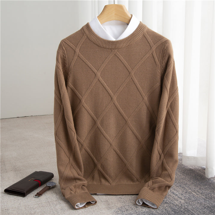 LeisureWarm™ Men's Wool Knit Sweater