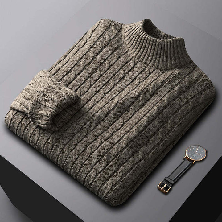 YouthTwist™ Men's Thickened Cotton Pullover Sweater