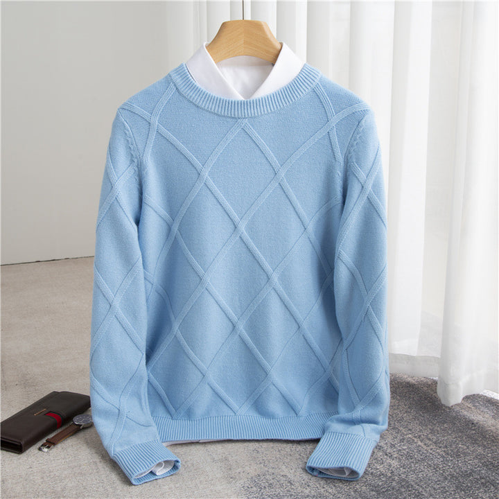 LeisureWarm™ Men's Wool Knit Sweater