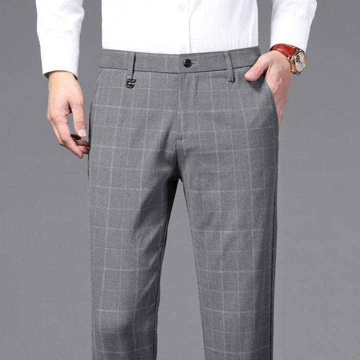 Men's Classic Cotton Business Casual Trousers