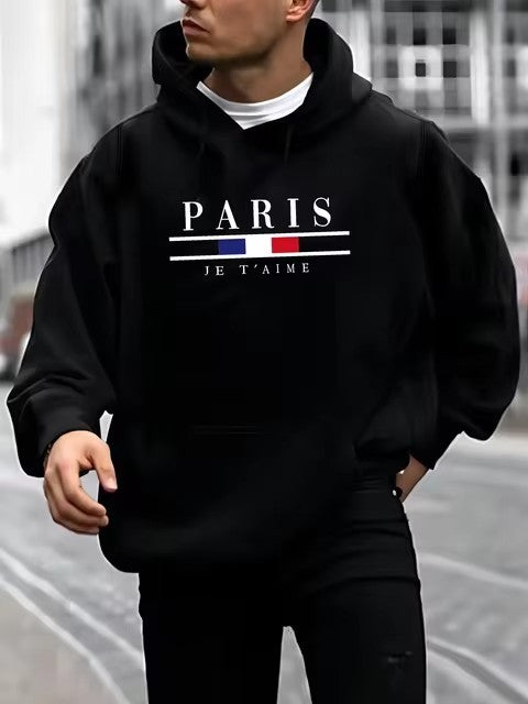 ParisChic™ Cozy Print Hoodie