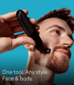 Braun Series XT3 Hybrid Electric Shaver & Beard Trimmer – 4D Blade, Wet & Dry Use, Black (XT3200) - Image 2