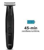 Braun Series XT3 Hybrid Electric Shaver & Beard Trimmer – 4D Blade, Wet & Dry Use, Black (XT3200) - Image 5