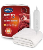 Silentnight Comfort Control Electric Blanket – Double Size, 3 Heat Settings, Fast Heat Up & Overheat Protection (135x120cm)